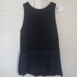 Charming Charlie navy blue size small tank top